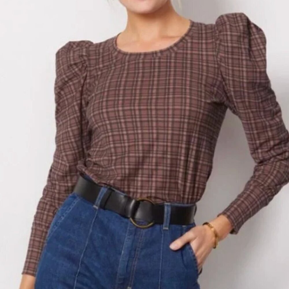 Nation LTD Romy Tartan Long Sleeve